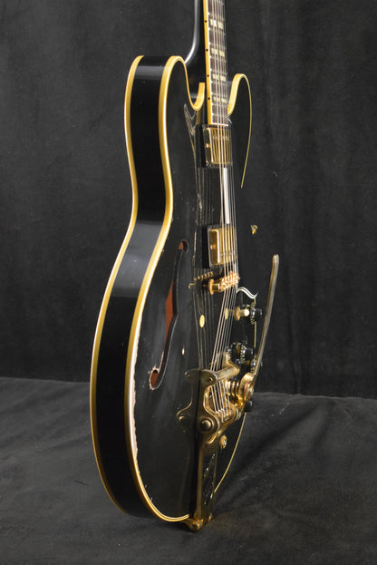 Gibson Custom LE 1959 ES-345 Reissue Varitone Bigsby Ebony Heavy Aged
