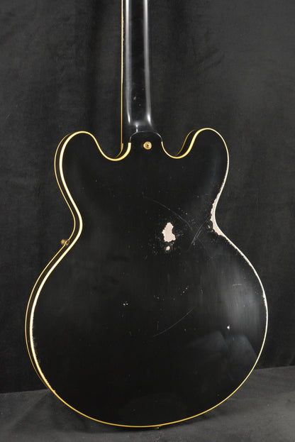 Gibson Custom LE 1959 ES-345 Reissue Varitone Bigsby Ebony Heavy Aged