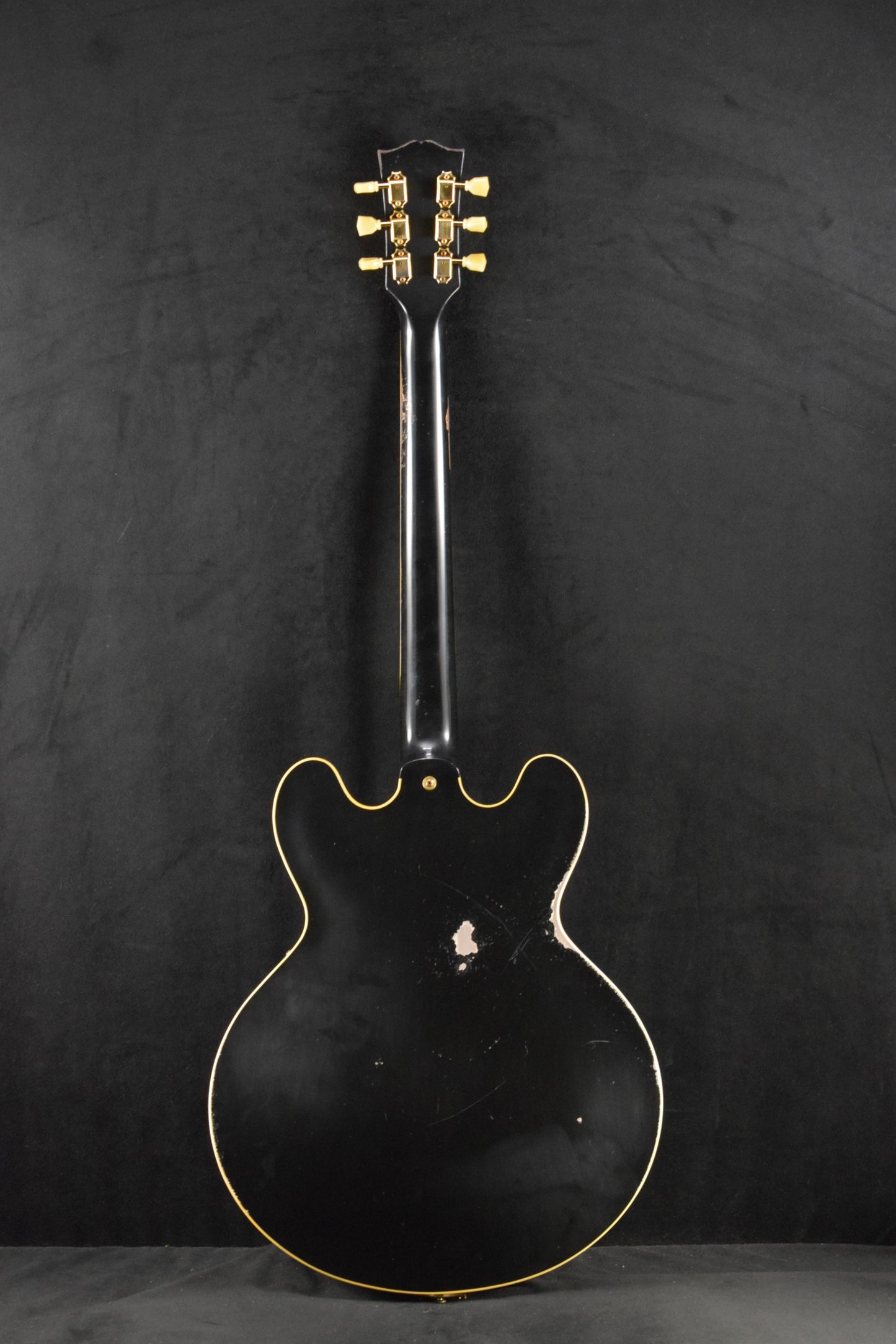 Gibson Custom LE 1959 ES-345 Reissue Varitone Bigsby Ebony Heavy Aged