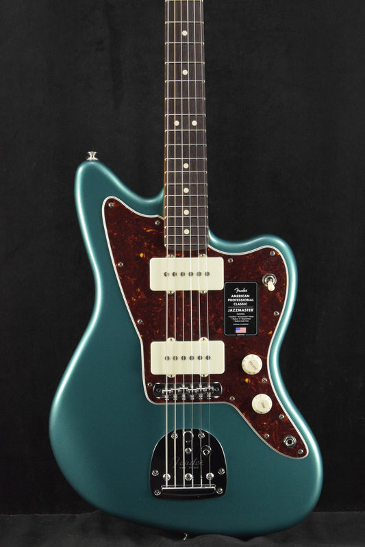 Fender American Professional Classic Jazzmaster Faded Sherwood Green Metallic Rosewood Fingerboard