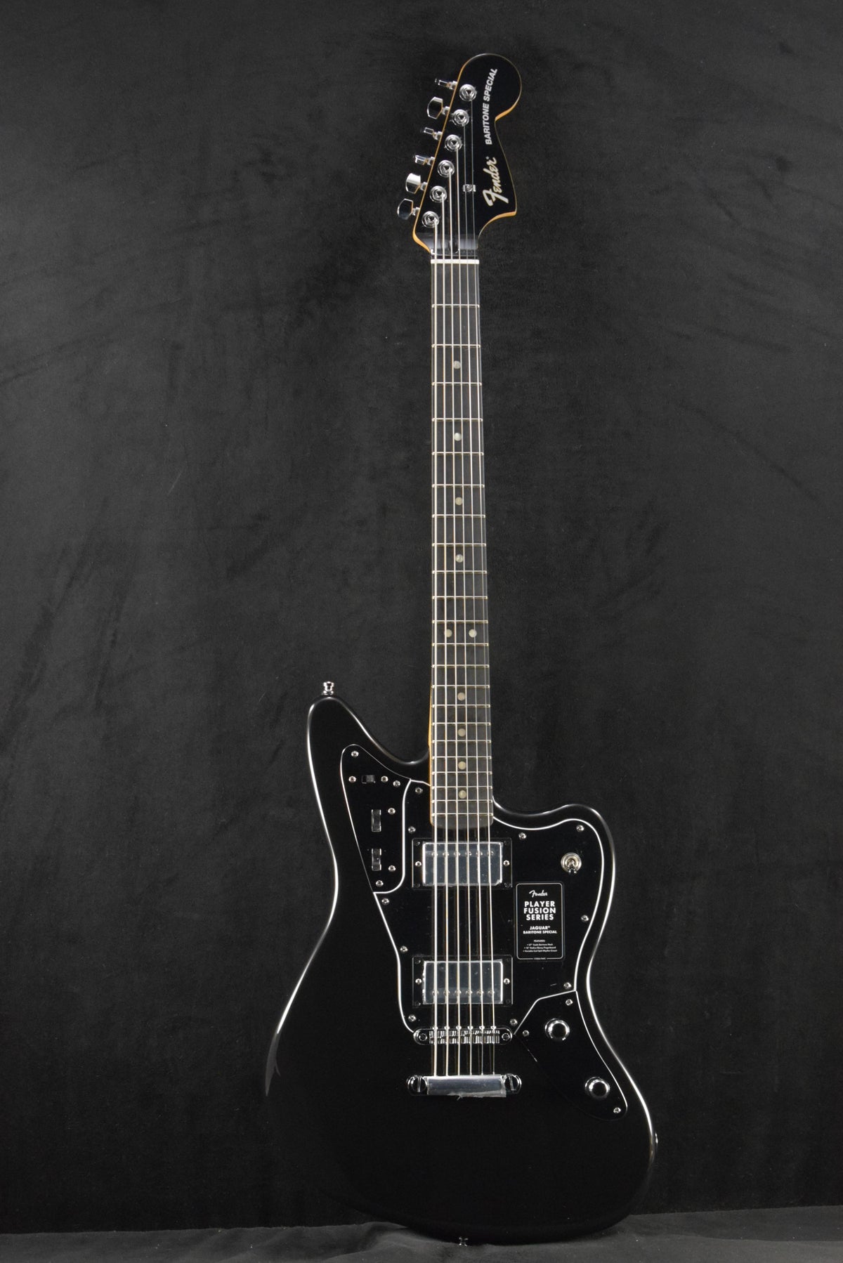 Fender Limited Edition Player Fusion Jaguar Baritone Black Ebony Fingerboard
