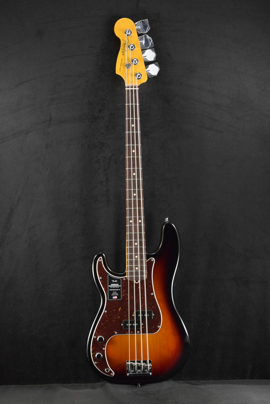 Fender American Professional II Precision Bass Left-Hand 3-Color Sunburst Rosewood Fingerboard