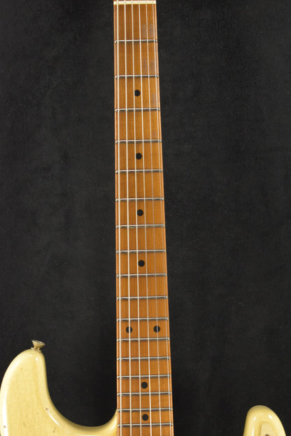 Fender 1954 Roasted Stratocaster Journeyman Relic Natural Blonde 1-Piece Roasted Quartersawn Maple Fingerboard