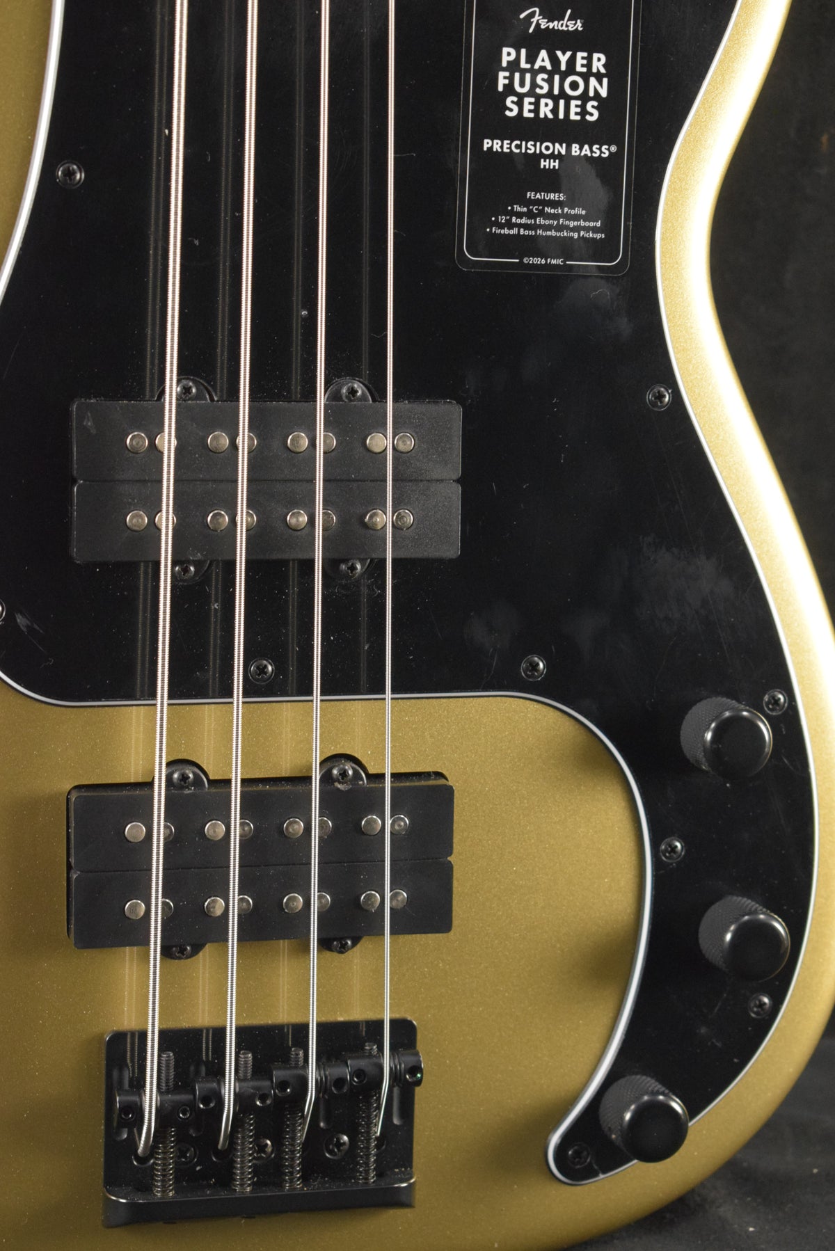Fender Limited Edition Player Fusion Precision Bass HH Halo Metallic Ebony Fingerboard