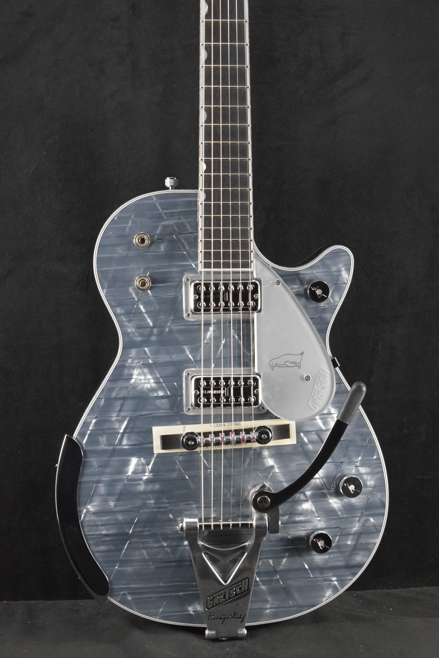 Gretsch G6134T-58 Limited Edition Penguin with String-Thru Bigsby Light Blue Pearl