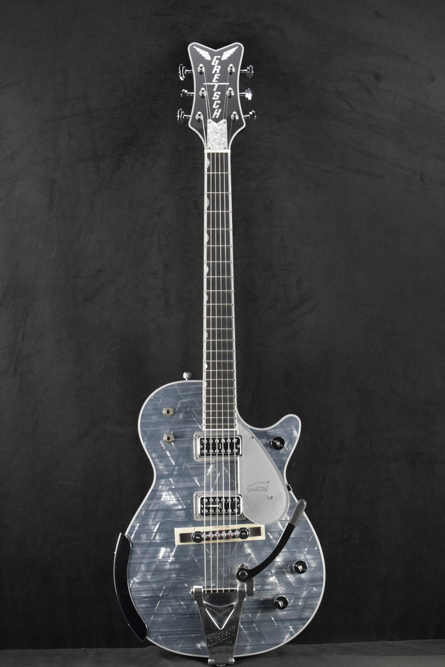 Gretsch G6134T-58 Limited Edition Penguin with String-Thru Bigsby Light Blue Pearl
