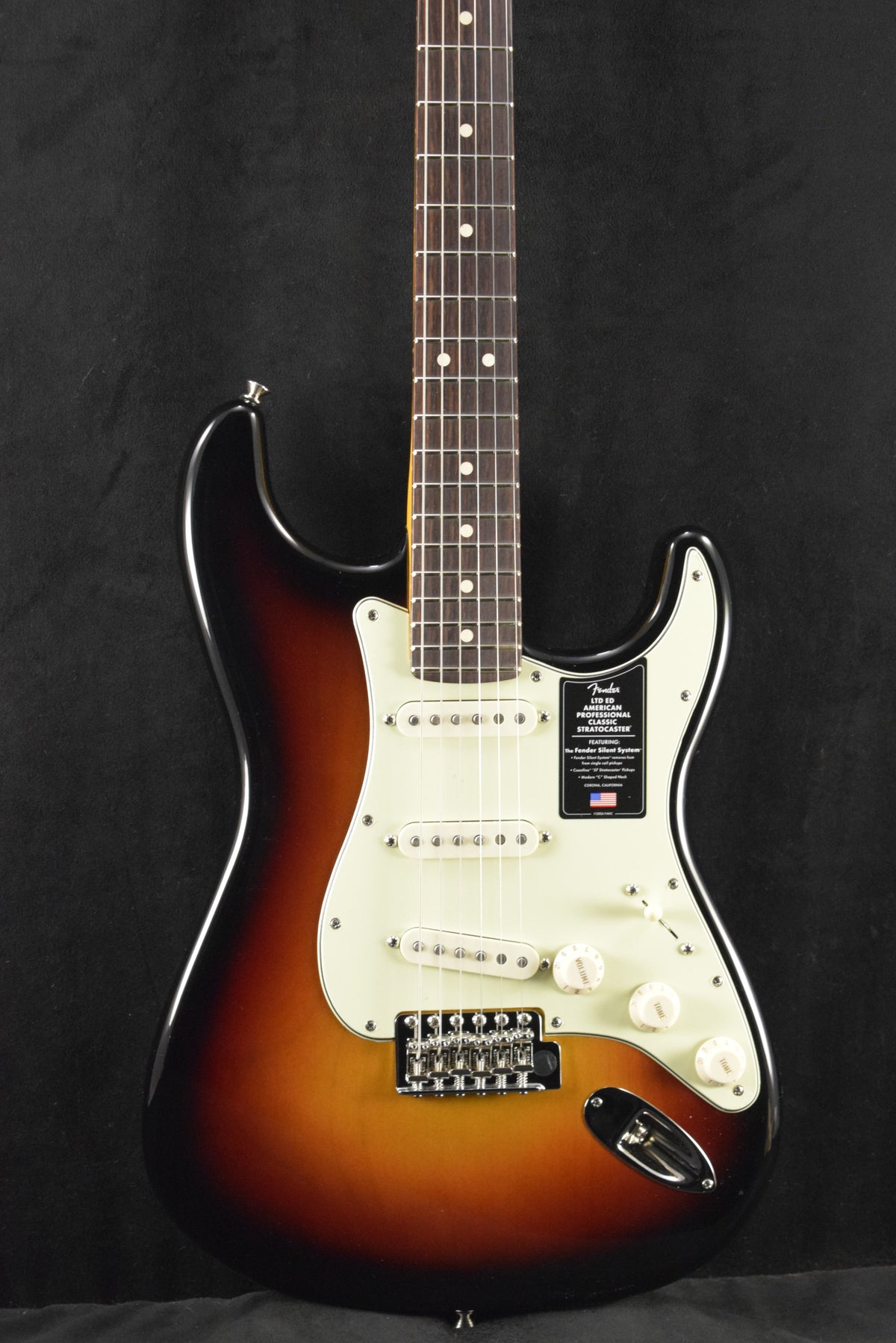 Fender Limited Edition American Professional Classic Stratocaster featuring the Fender Silent System 3-Color Sunburst