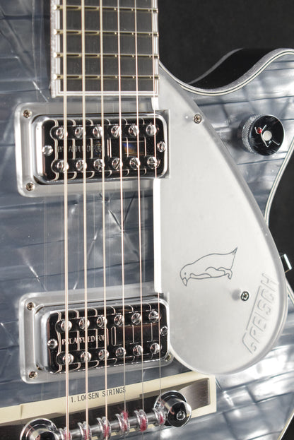Gretsch G6134T-58 Limited Edition Penguin with String-Thru Bigsby Light Blue Pearl