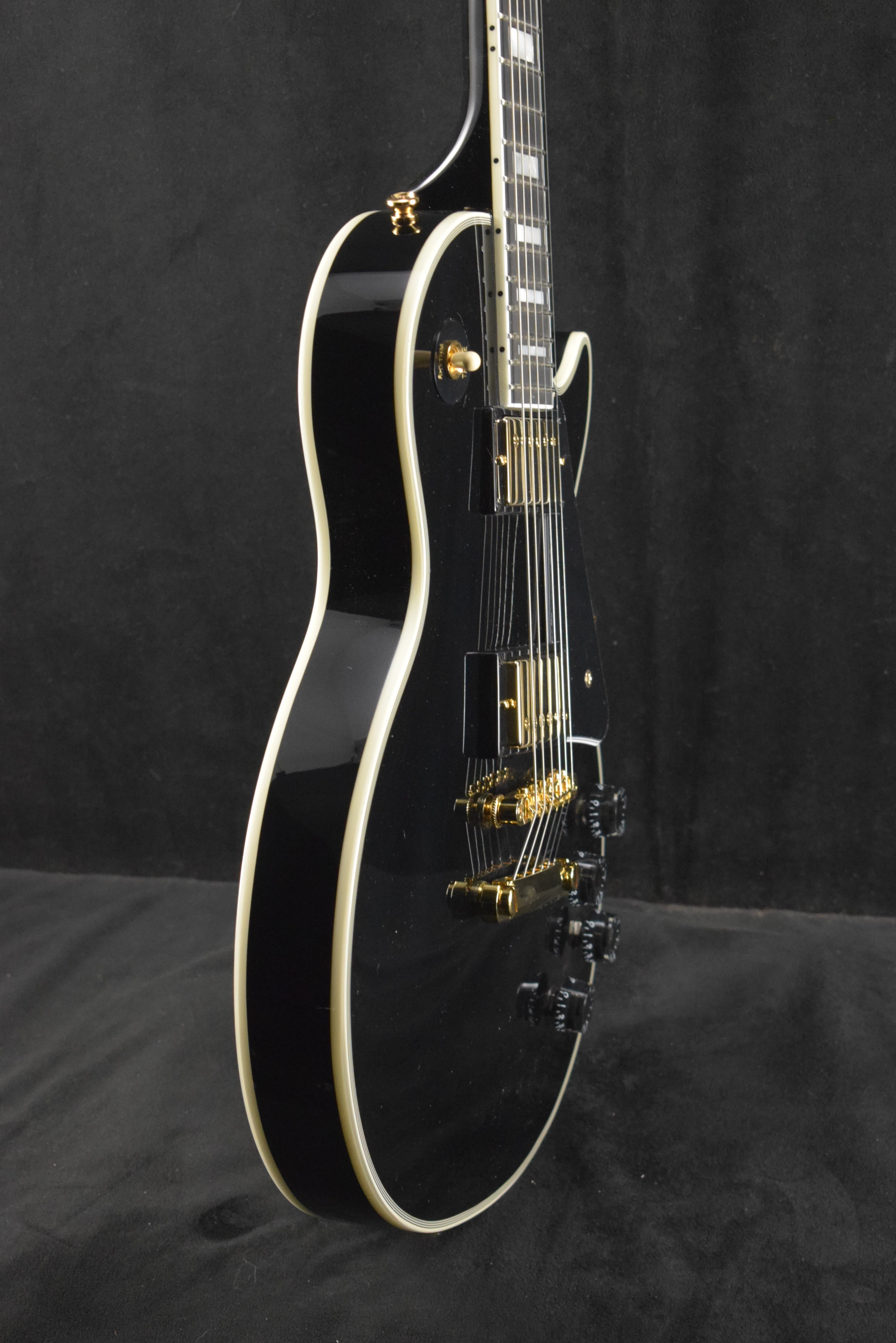 ギター Epiphone Les Paul Custom Ebony Epiphone Les Paul Custom Electric Guitar Ebony | Guitar Center