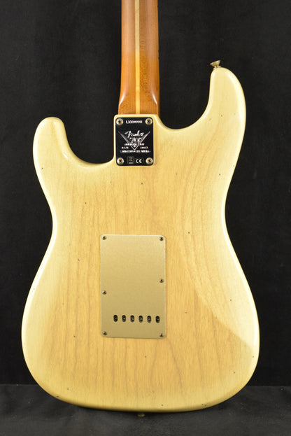 Fender 1954 Roasted Stratocaster Journeyman Relic Natural Blonde 1-Piece Roasted Quartersawn Maple Fingerboard