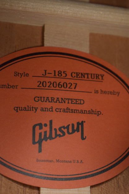 Gibson J-185 Century 12-Fret Vintage Amber