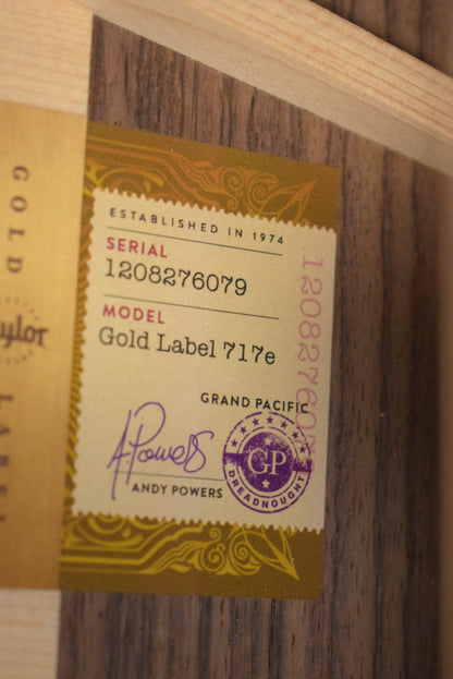 Taylor Gold Label 717e Natural