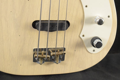 Fender B6 75th Anniversary Tele Bass Journeyman Relic - Aged White Blonde