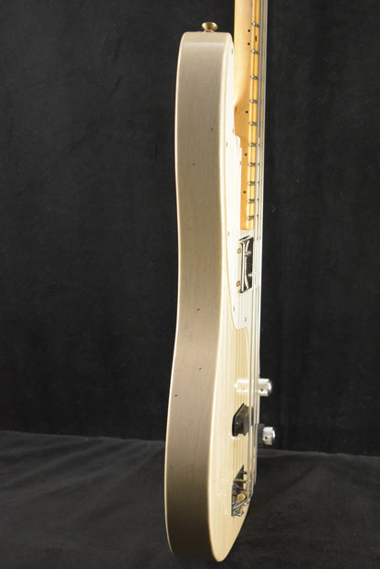 Fender B6 75th Anniversary Tele Bass Journeyman Relic - Aged White Blonde