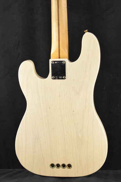 Fender B6 75th Anniversary Tele Bass Journeyman Relic - Aged White Blonde