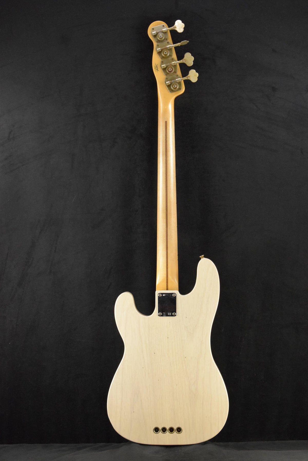 Fender B6 75th Anniversary Tele Bass Journeyman Relic - Aged White Blonde