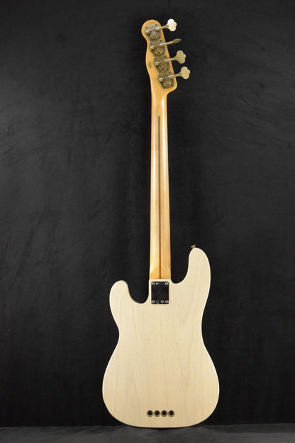 Fender B6 75th Anniversary Tele Bass Journeyman Relic - Aged White Blonde