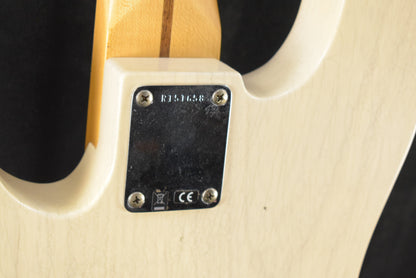 Fender B6 75th Anniversary Tele Bass Journeyman Relic - Aged White Blonde