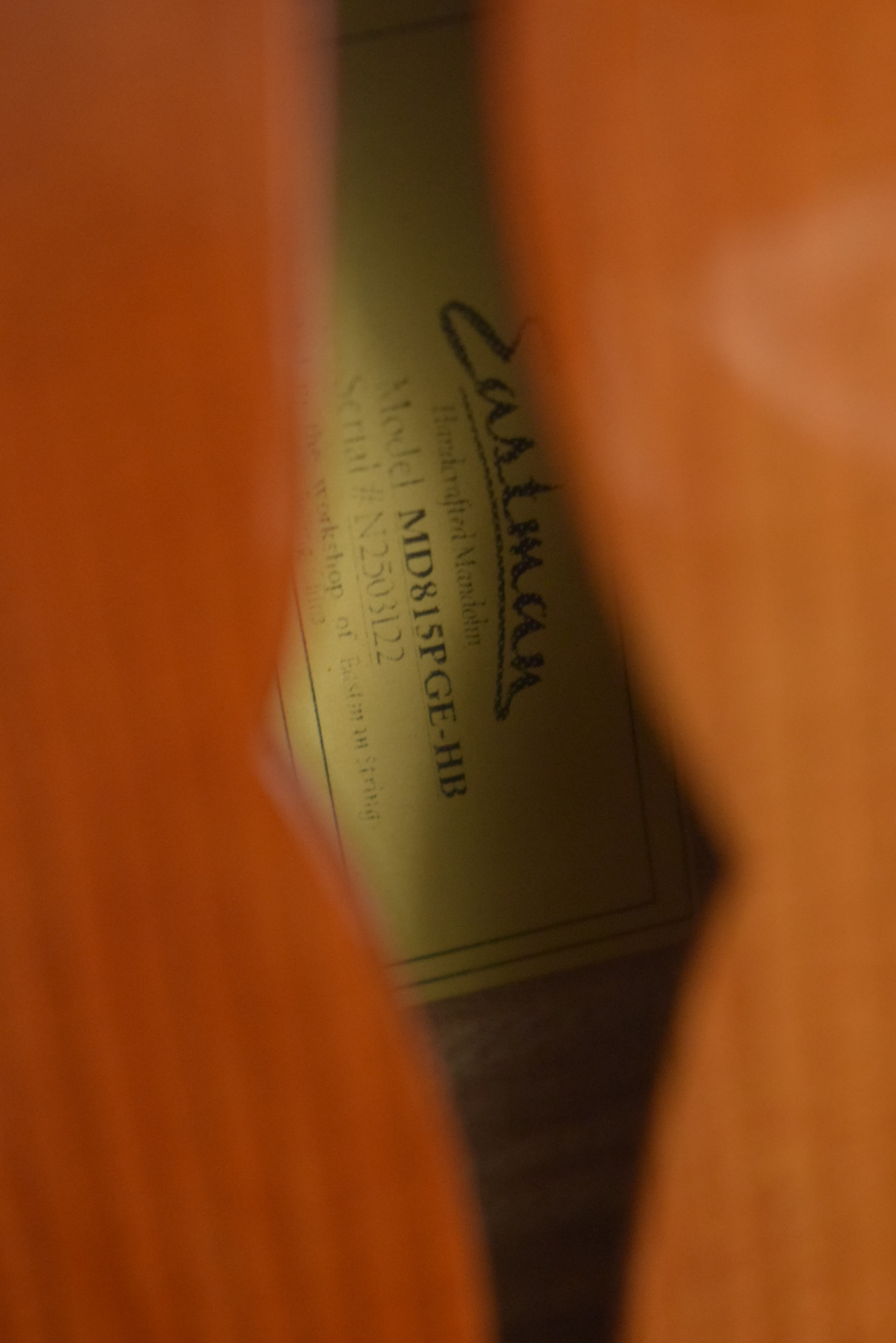 Eastman MD815PGE-HB F-Style F-Hole Electric Mandolin Honeyburst