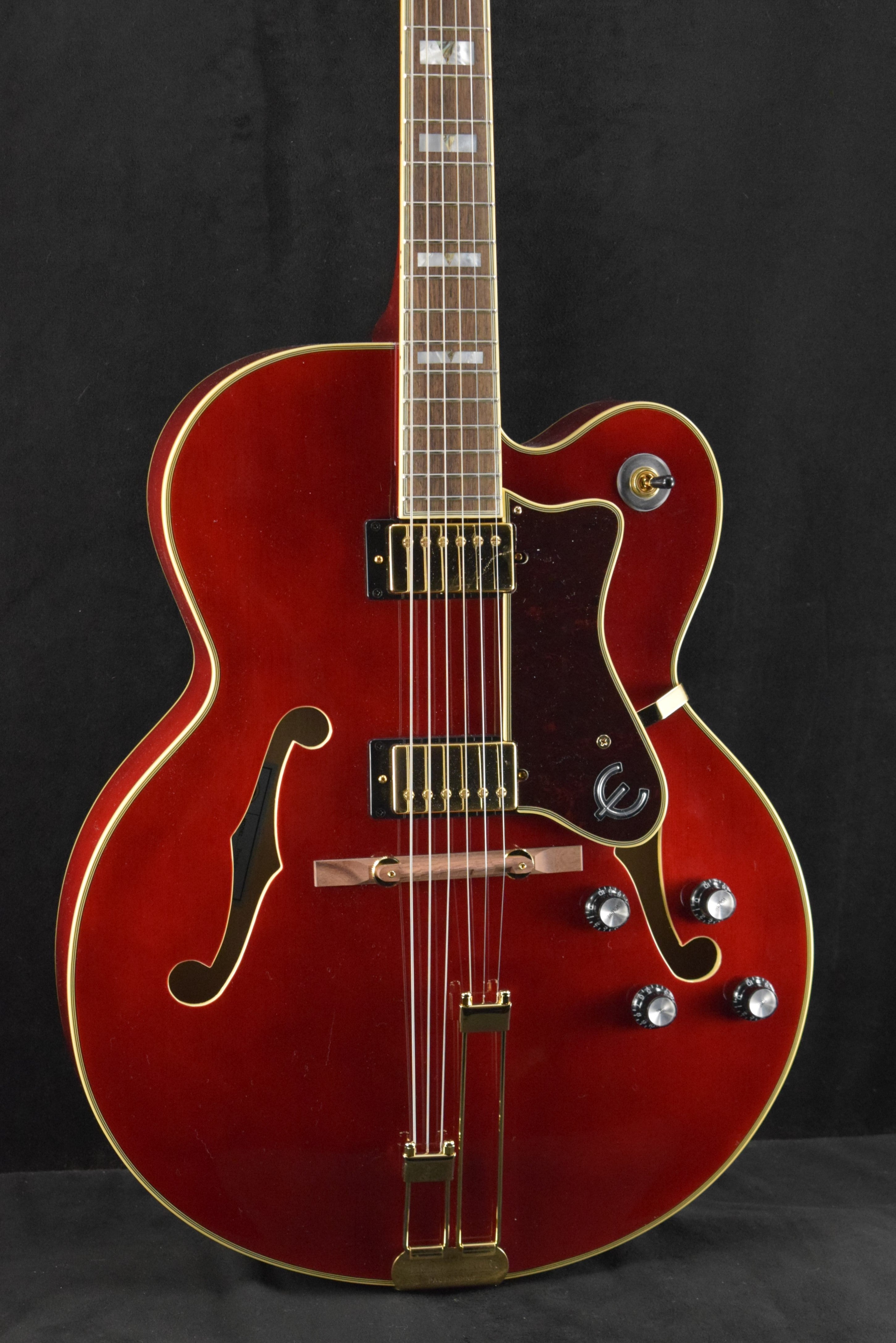 Epiphone Broadway Wine Red w/ Premium Gig Bag – Fuller's Guitar