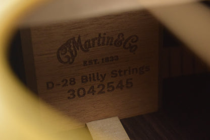 Martin D-28 Billy Strings Natural