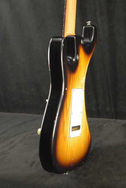Tom Anderson Icon Classic In-Distress Level 2: Tobacco Burst - dark grain