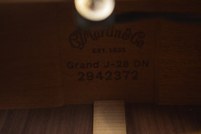 Martin Grand J-28E DN Double Neck 12 & 6 String Guitar Natural
