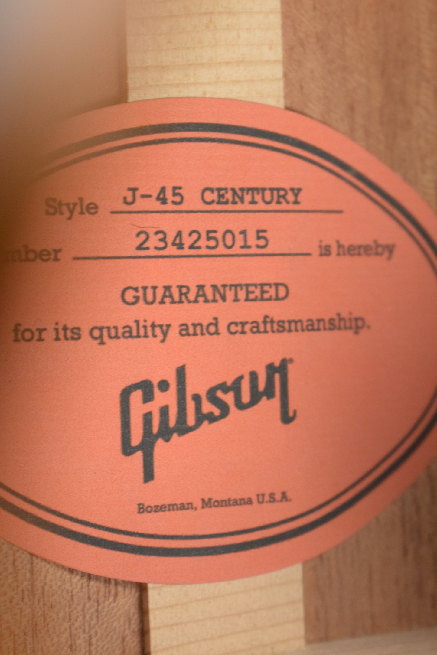 Gibson J-45 Century 12-Fret Vintage Amber