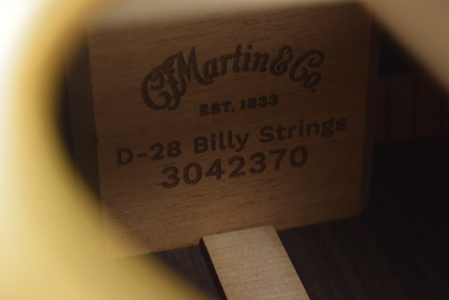 Martin D-28 Billy Strings Natural