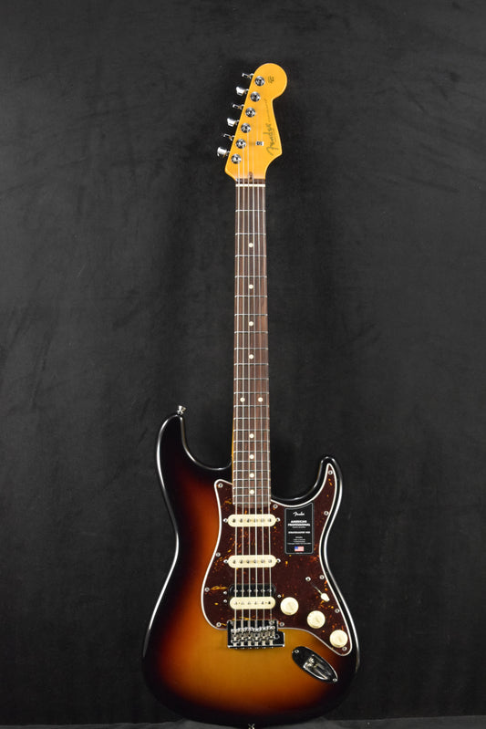 Fender American Professional Stratocaster HSS 3-Color Sunburst Rosewood Fingerboard