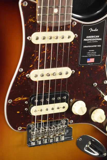 Fender American Professional Stratocaster HSS 3-Color Sunburst Rosewood Fingerboard