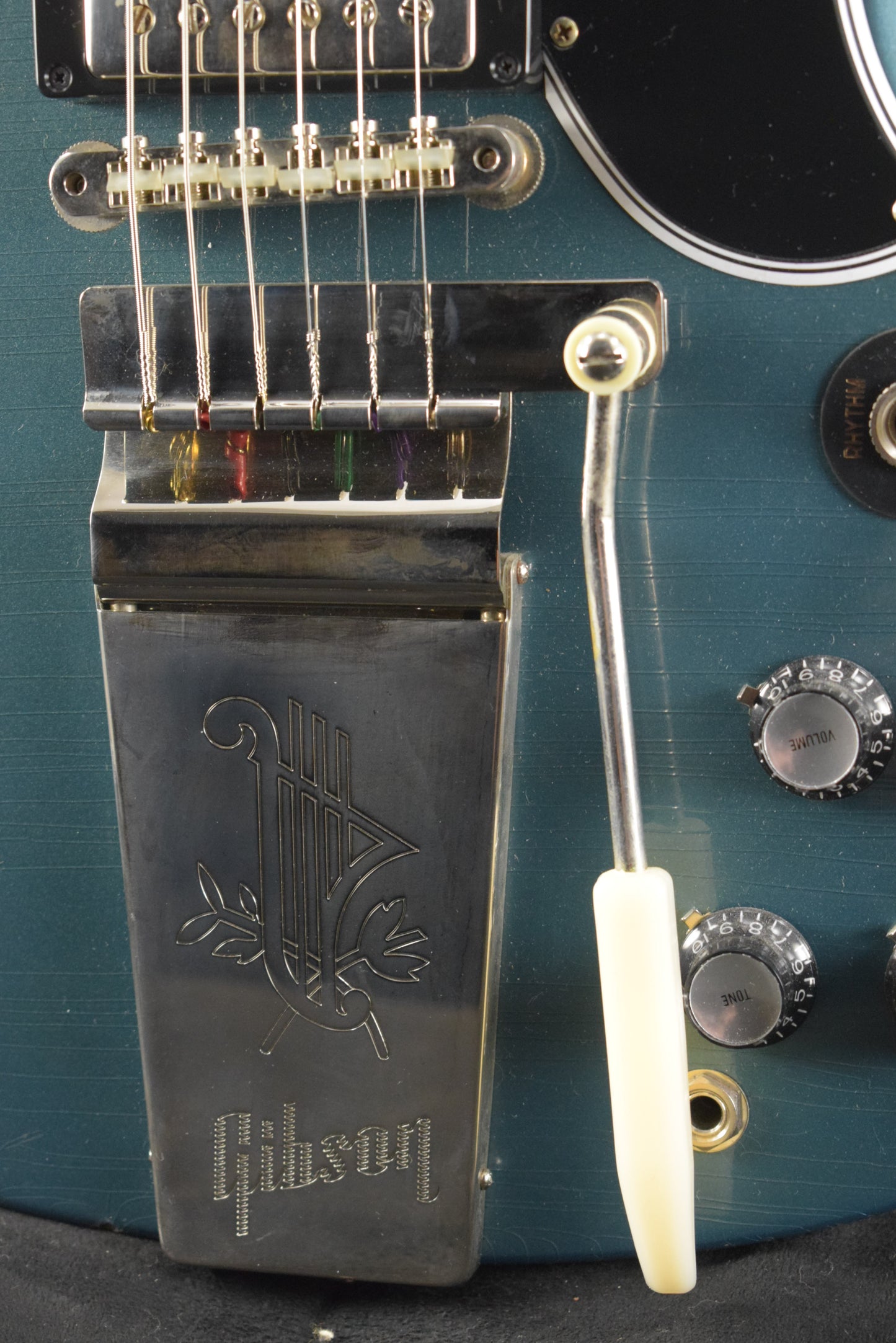 Gibson Murphy Lab 1964 SG Standard With Maestro Vibrola Pelham Blue Light Aged