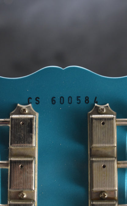 Gibson Custom Shop 1965 Non-Reverse Firebird V 12-String Reissue Aqua Mist VOS