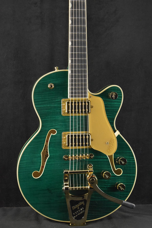 Gretsch Broadkaster Jr. LX Figured Center Block with String-Thru Bigsby Tropic Aura