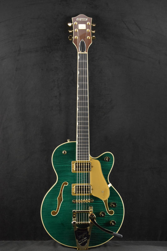 Gretsch Broadkaster Jr. LX Figured Center Block with String-Thru Bigsby Tropic Aura