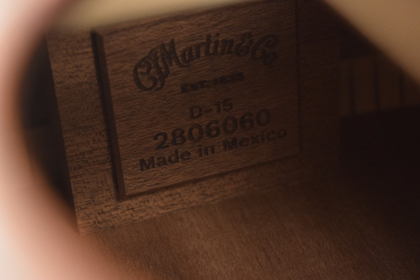 Martin D-15E Dreadnought Acoustic Electric Mahogany Satin SCRATCH & DENT