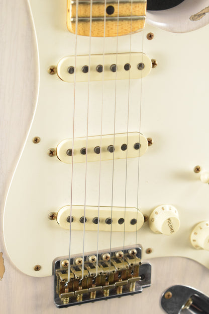 Fender Custom Shop 1957 Stratocaster Relic Aged White Blonde