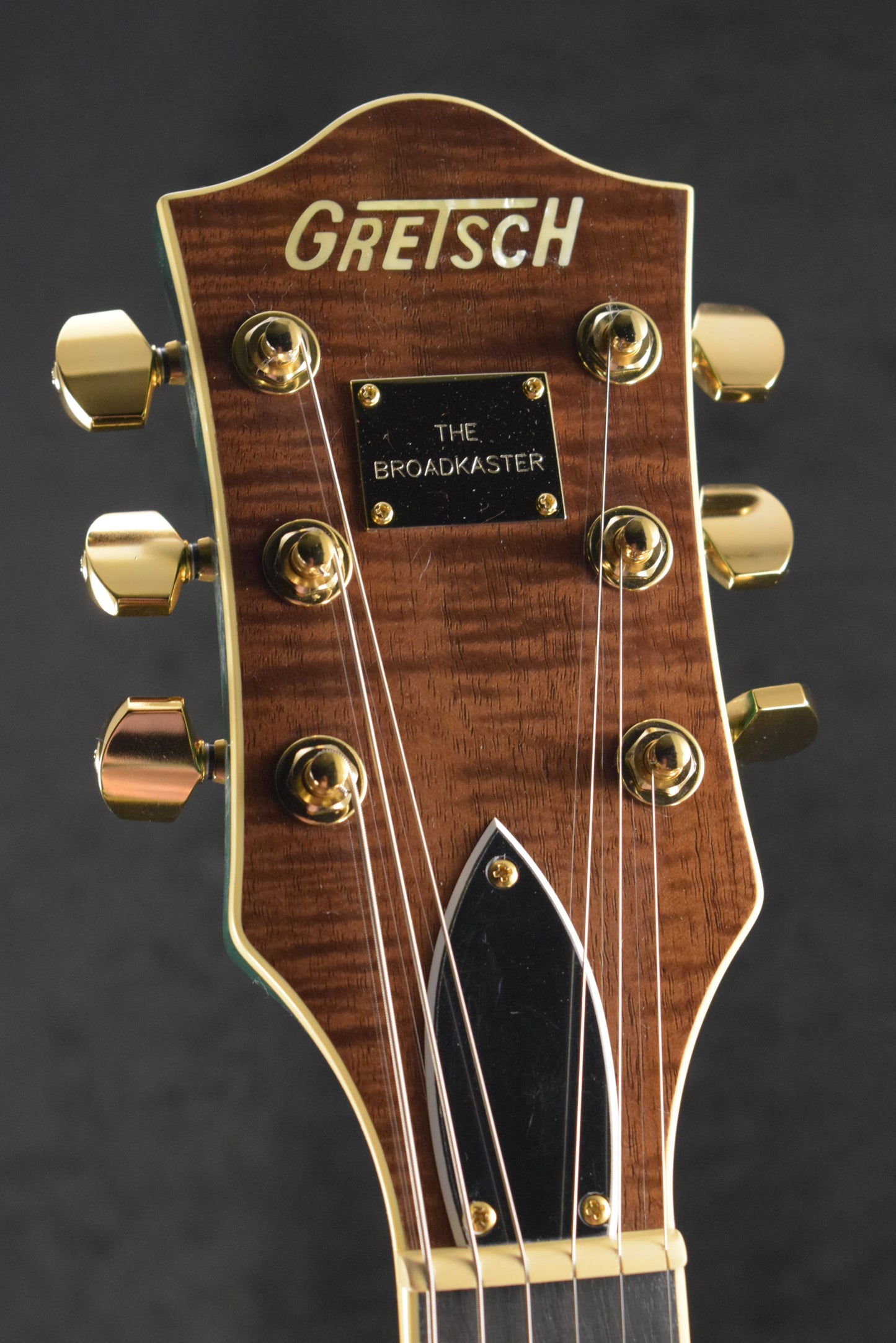 Gretsch Broadkaster Jr. LX Figured Center Block with String-Thru Bigsby Tropic Aura