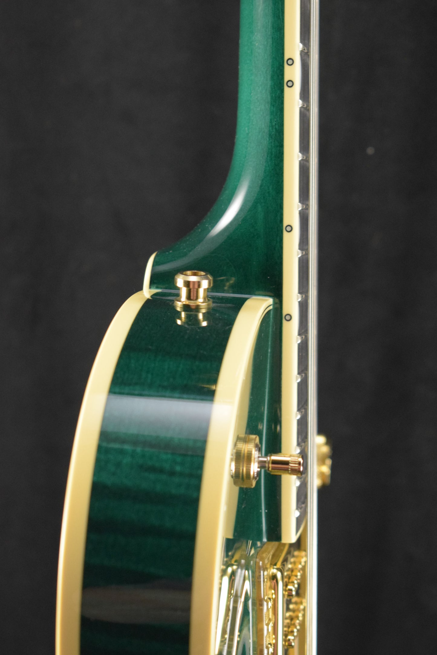 Gretsch Broadkaster Jr. LX Figured Center Block with String-Thru Bigsby Tropic Aura
