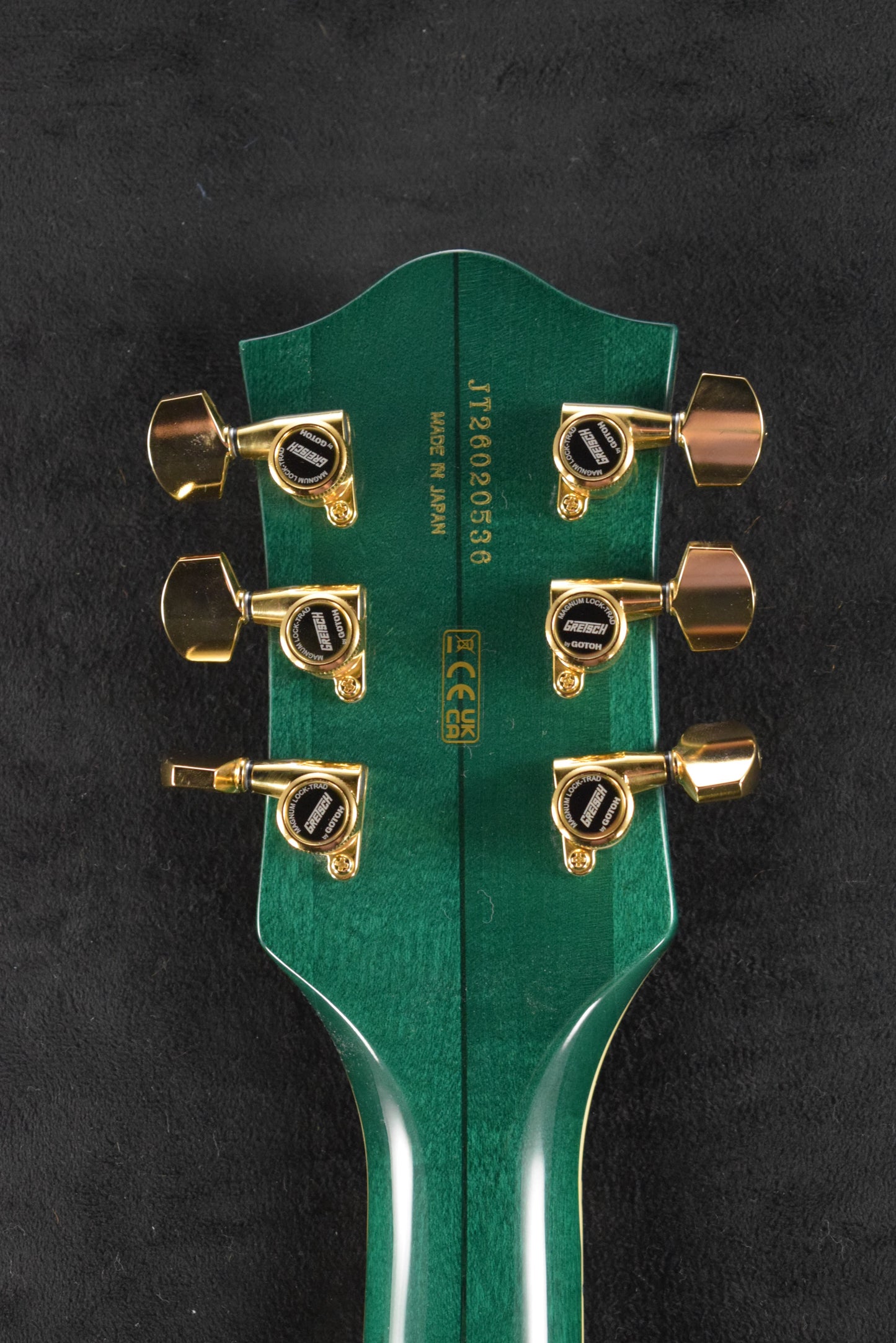 Gretsch Broadkaster Jr. LX Figured Center Block with String-Thru Bigsby Tropic Aura