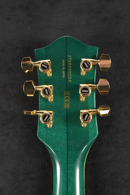 Gretsch Broadkaster Jr. LX Figured Center Block with String-Thru Bigsby Tropic Aura