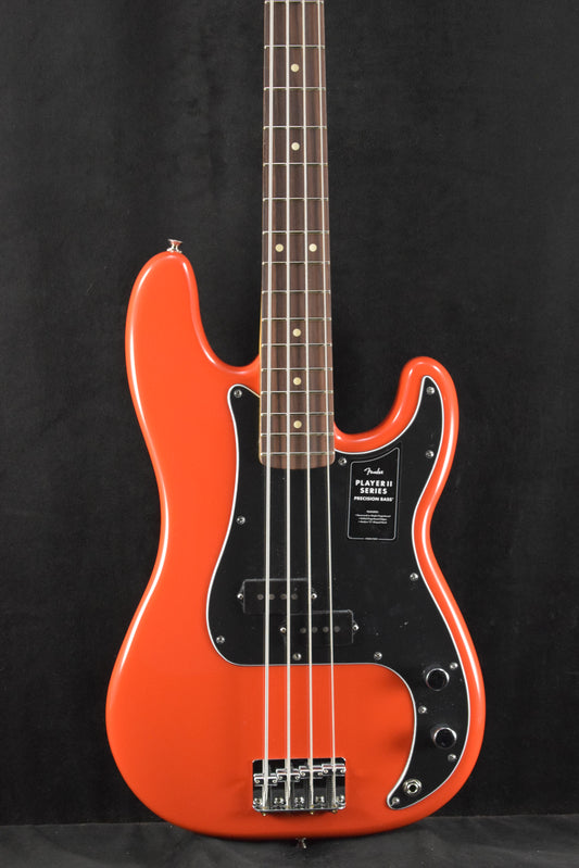 Fender Player II Precision Bass Coral Red Rosewood Fingerboard