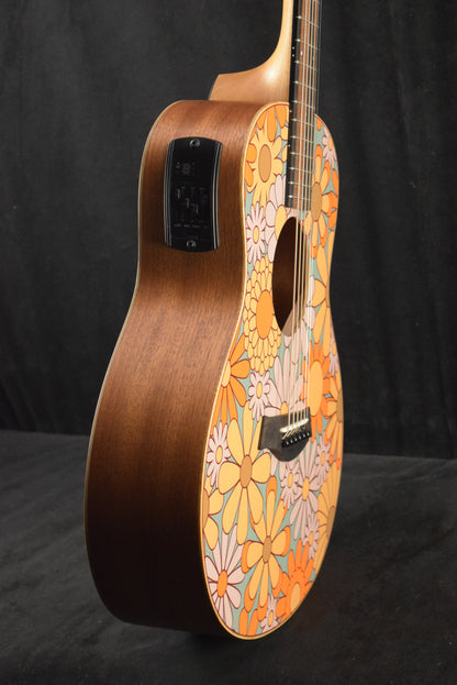 Taylor GS Mini-e Special Edition Floral Blue
