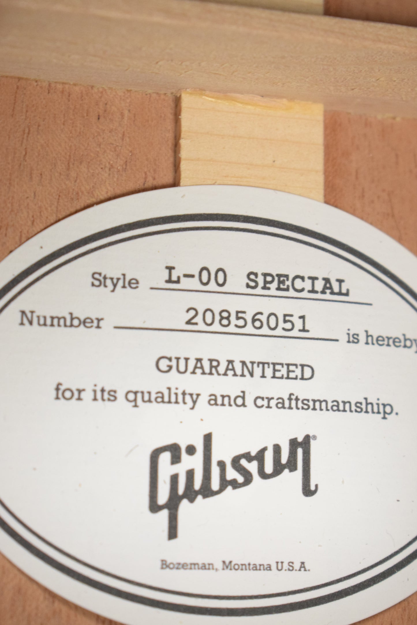 Gibson L-00 Special Satin Honey Burst