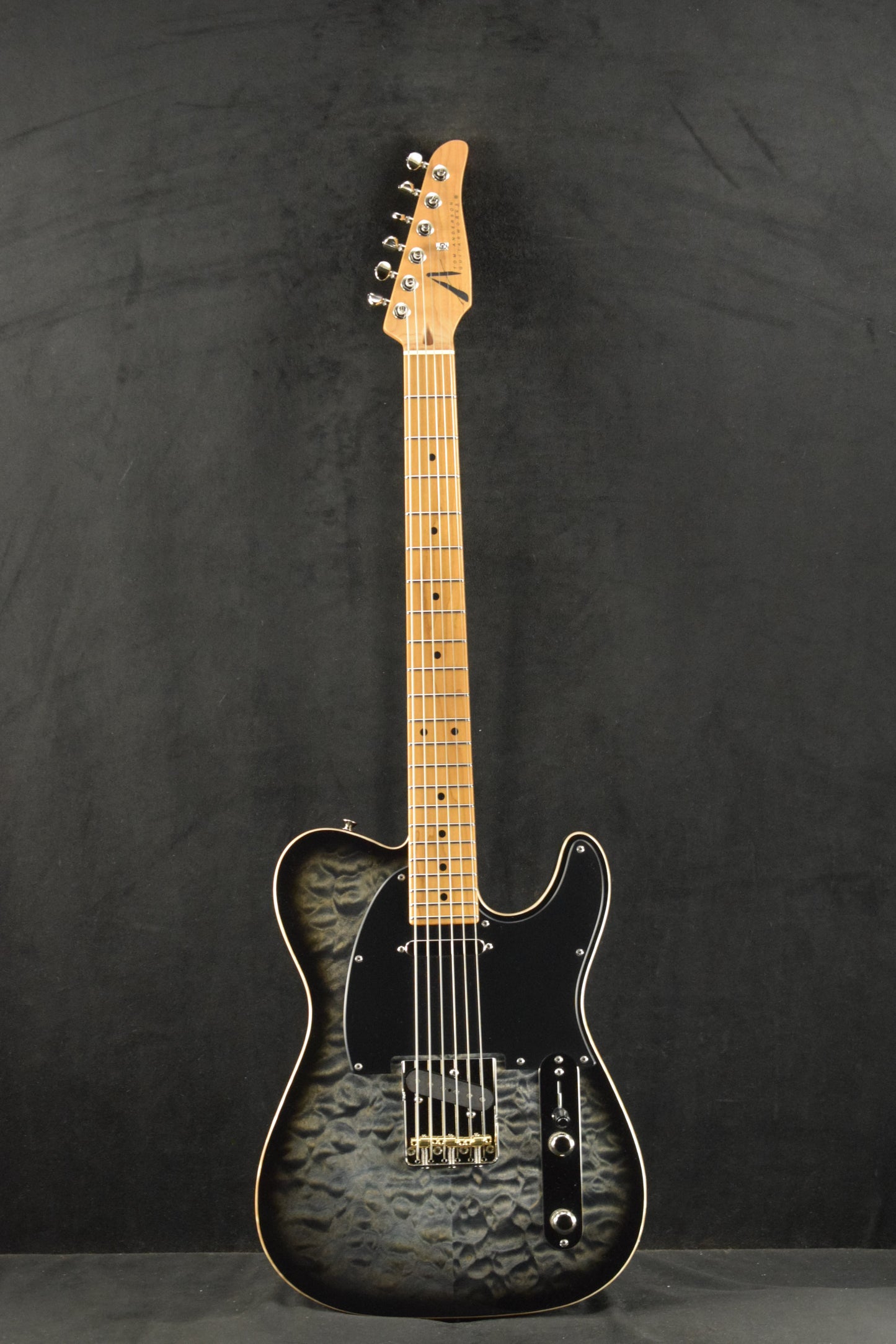 Tom Anderson Top T Icon Contoured Atlantic Storm to Black Edge Burst with Binding