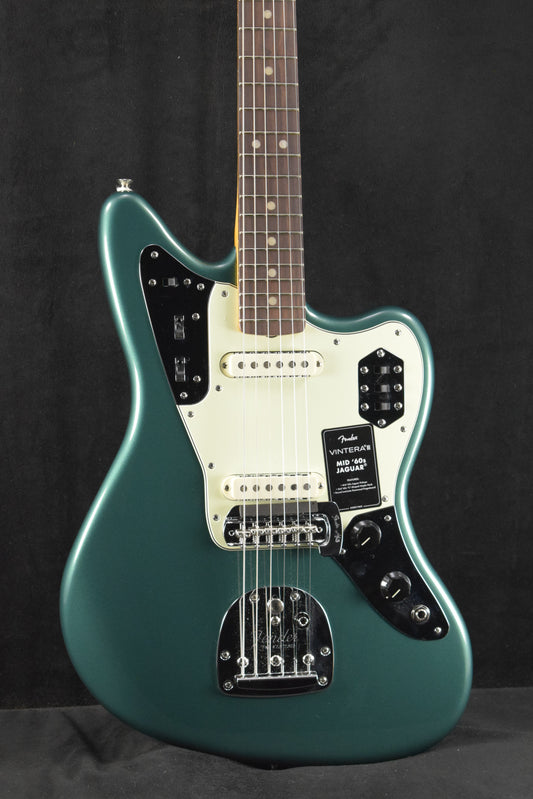 Fender Vintera III Mid '60s Jaguar Sherwood Green Metallic Rosewood Fingerboard