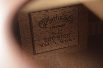 Martin D-15E Dreadnought Acoustic Electric Mahogany Satin