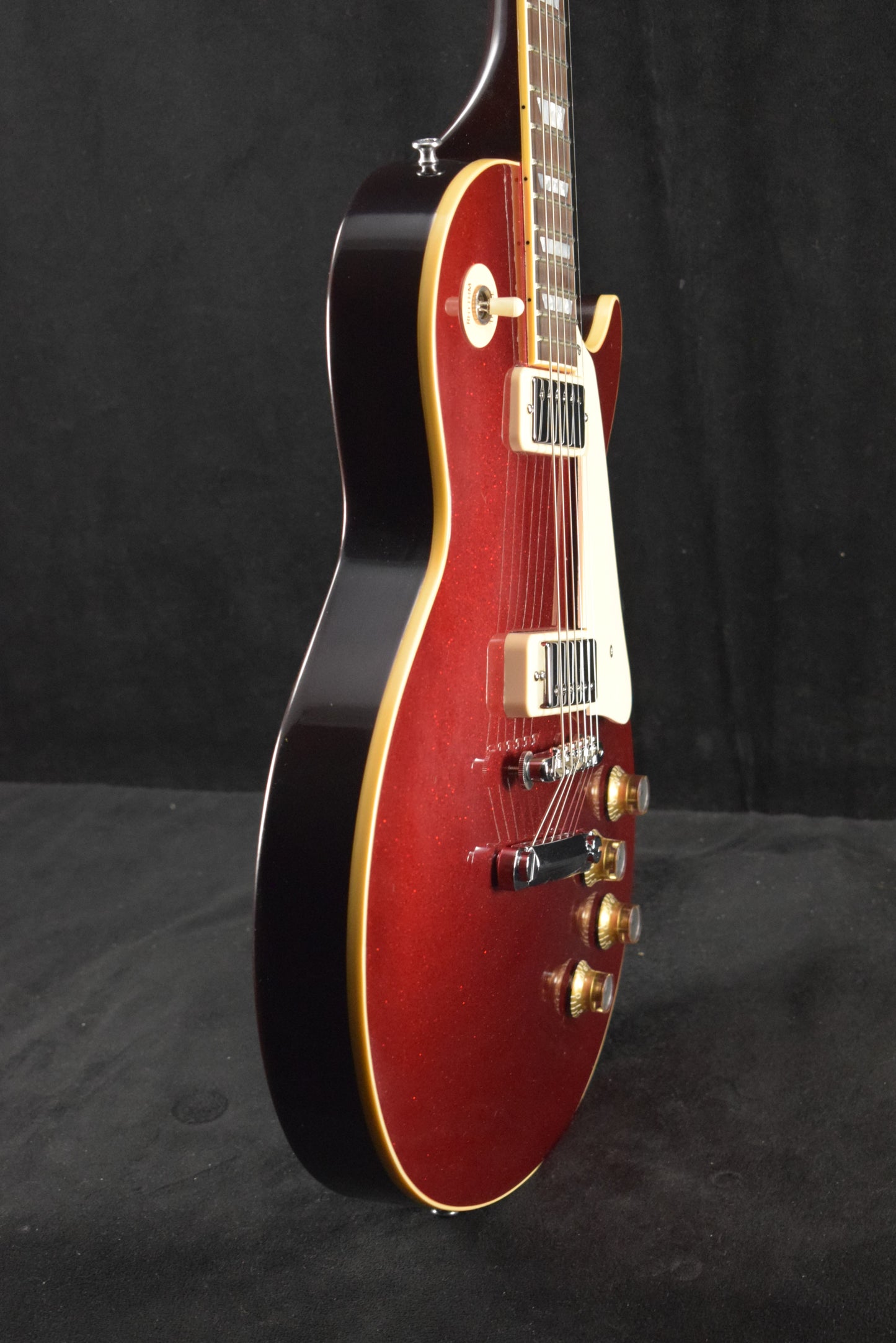 Gibson Custom LE 1976 Les Paul Deluxe Reissue VOS Red Sparkle Top