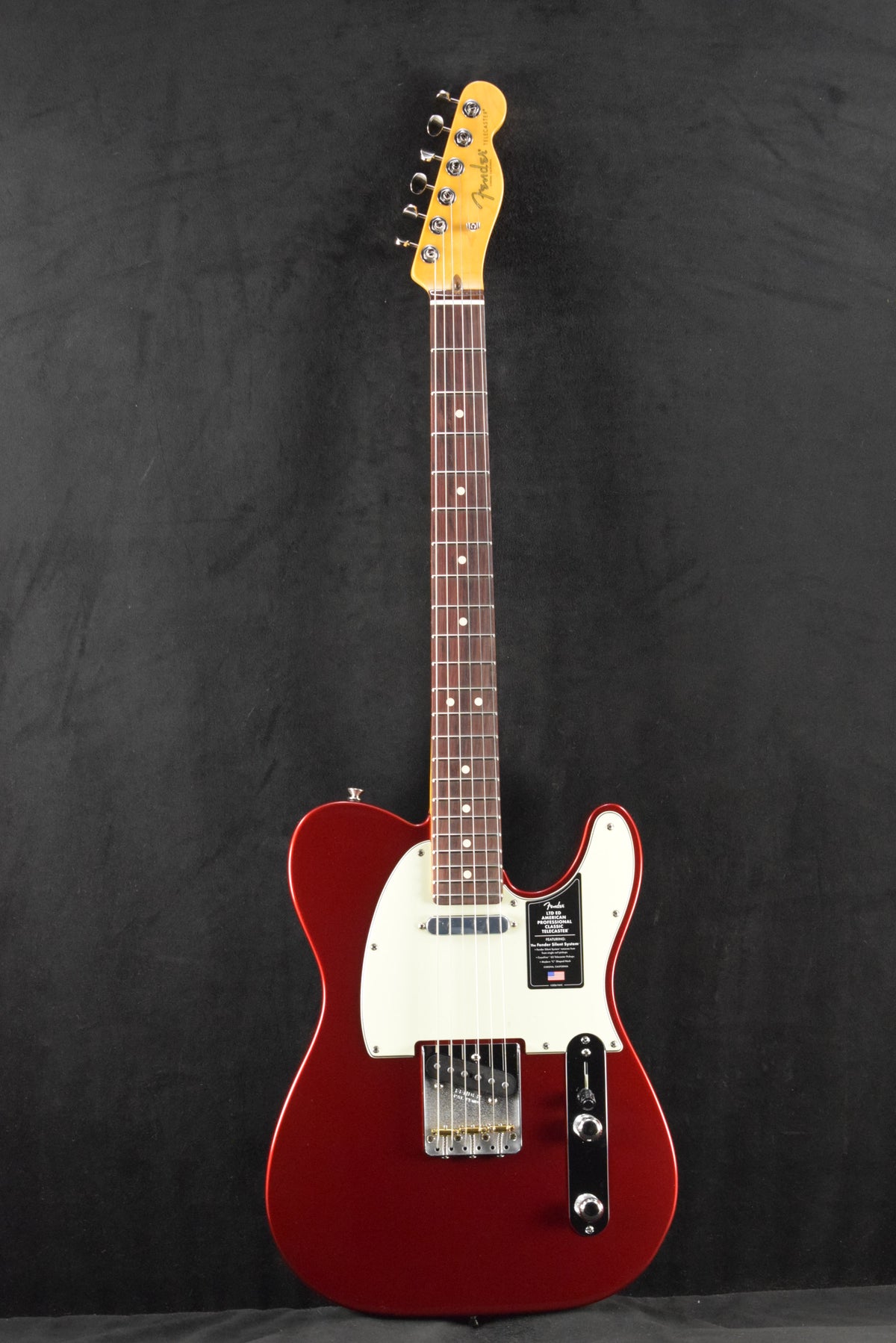 Fender Limited Edition American Professional Classic Telecaster featuring the Fender Silent System Candy Apple Red