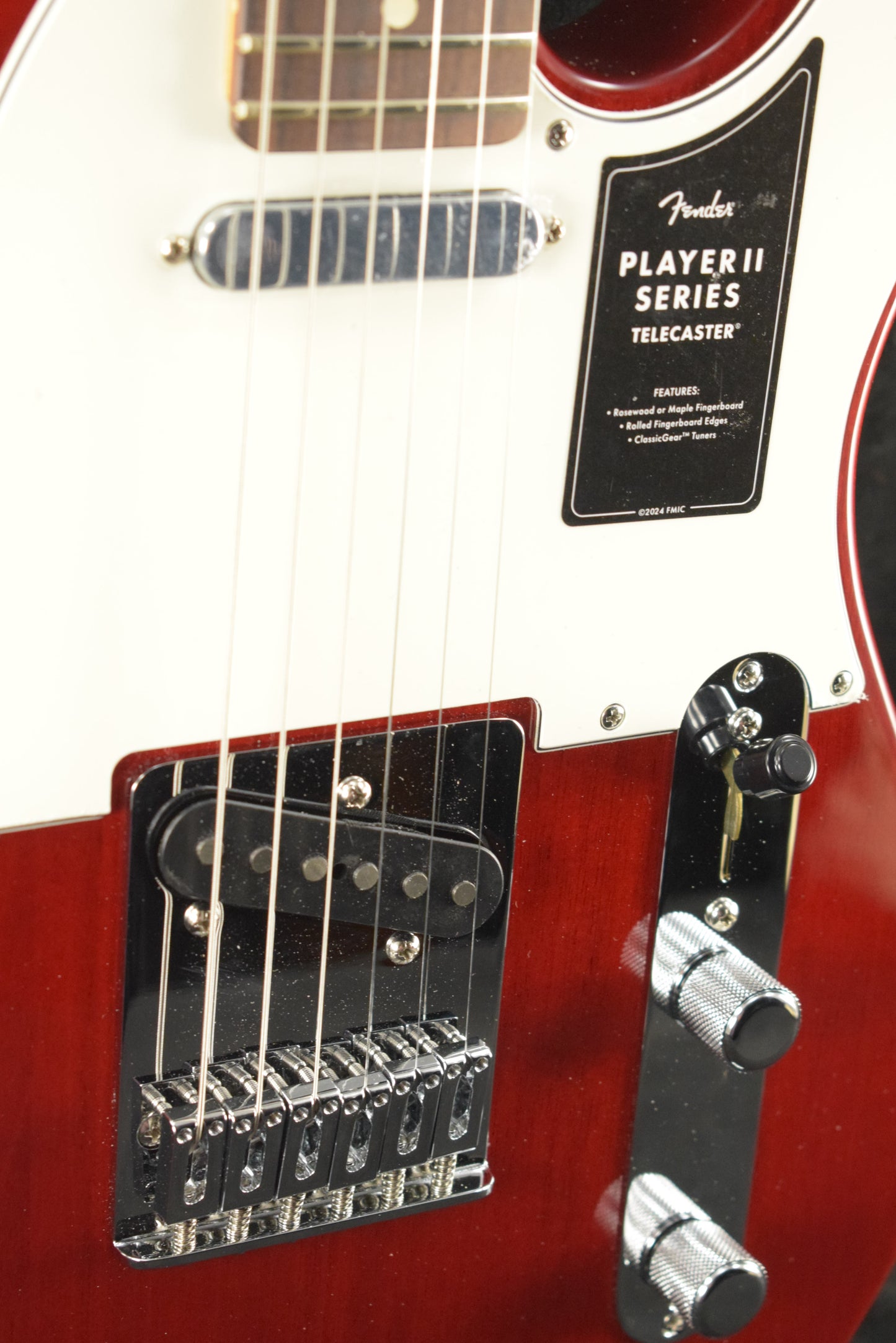 Fender Player II Telecaster Transparent Cherry Rosewood Fingerboard